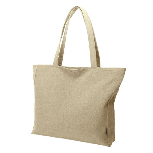 ECO LIVING, torba od recikliranog pamuka, 500 g/m2, svetlo braon