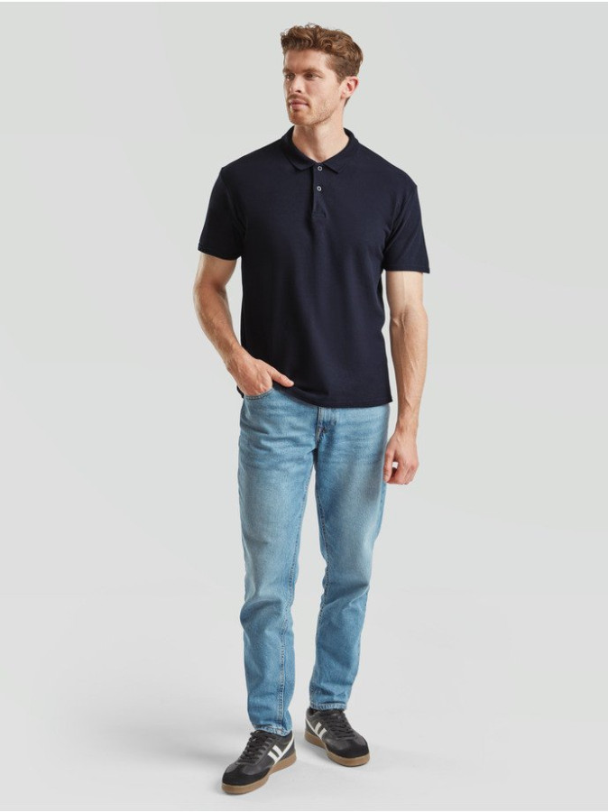 Fruit of the Loom, Original Polo, Polo majca za muškarce, tamno teget M