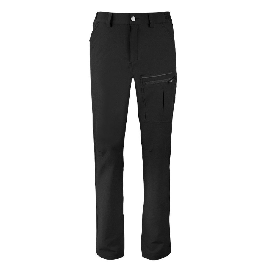 PANTHER TRACK PANTS, elastic functional pants, dark gray