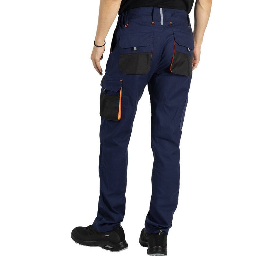 HAMMER STRETCH PANTS, workwear pants, blue