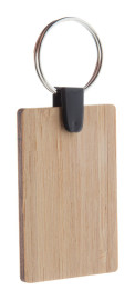 Bambry bamboo keyring, rectangle