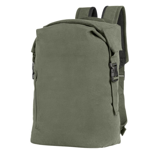 ECO QUEST, recycled cotton backpack, 500g/m2, olive