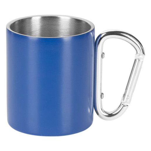 HIKE MATT, metal mug, 200 ml, blue