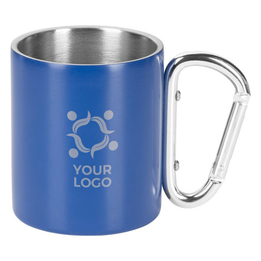 HIKE MATT, metal mug, 200 ml, blue