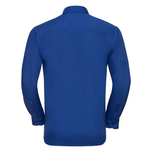 RUSSELL POLYCOTTON EASY CARE POPLIN Men's Long Sleeve Shirt