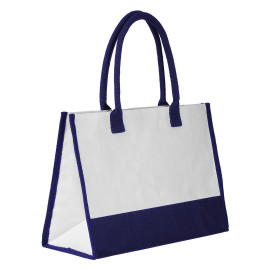 NAOMI, cotton shopping bag, 380 g/m2, blue