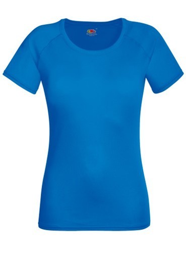 Fruit of the Loom, Performance, Sports Polyester T-Shirt for Women, Royal Blue, 2XL
