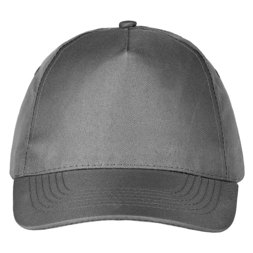 SUPER PROMO, cap, 5 panels, velcro back closure, dark gray