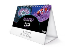 HARMONIJA PRIRODE, stoni kalendar: 13 lista, 19x11cm, mesečni