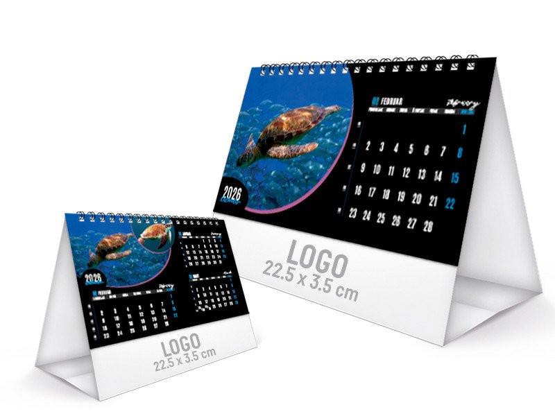 HARMONIJA PRIRODE, stoni kalendar: 13 lista, 19x11cm, mesečni