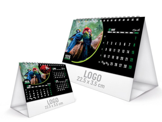 HARMONIJA PRIRODE, stoni kalendar: 13 lista, 19x11cm, mesečni