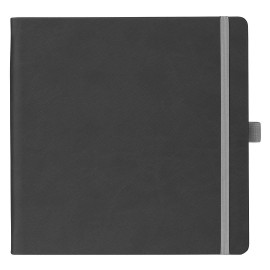 KUNST, notebook 17.4 x 17.4 cm, gray