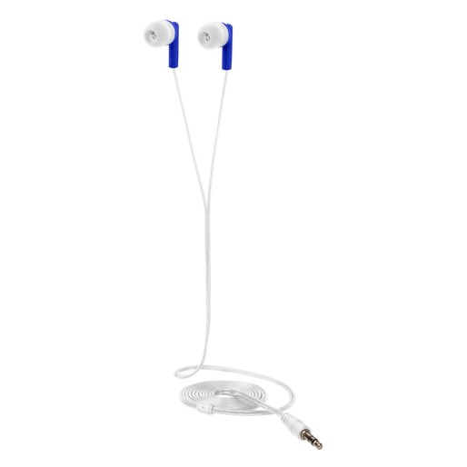 JACK, earbuds, royal blue