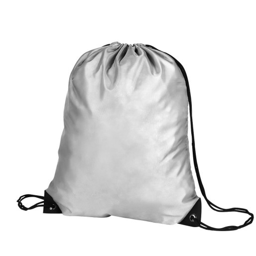 CITY, drawstring bag, silver