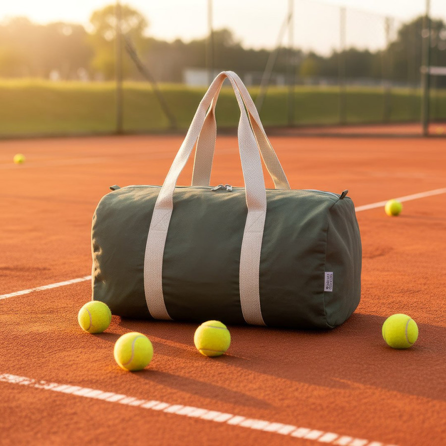 BOUNTY, recycled cotton duffle bag, 320 g/m2, turquoise