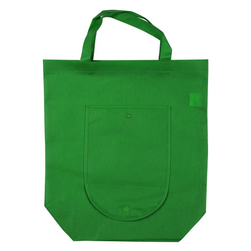 PACKETA, biodegradable bag, foldable, kelly green
