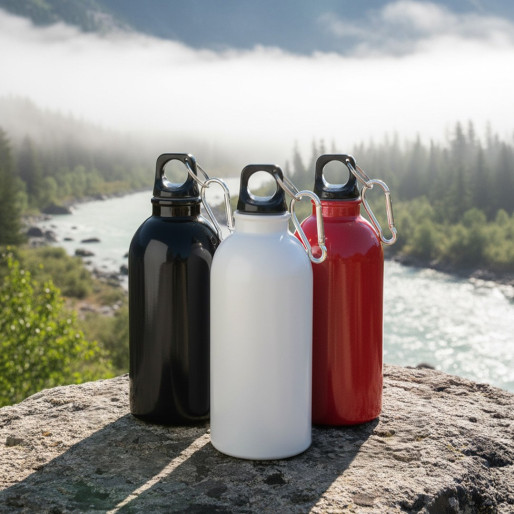 CAMPUS STEEL, water bottle, 400 ml black