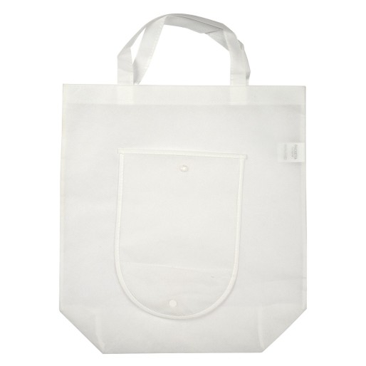 PACKETA, biodegradable bag, foldable, white