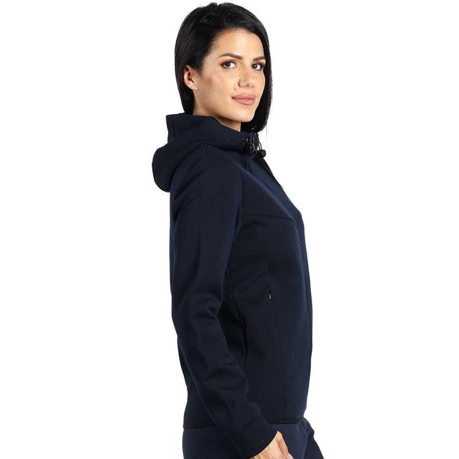REBOUND WOMEN, woman's hooded sweatshirt, 300 g/m2, blue