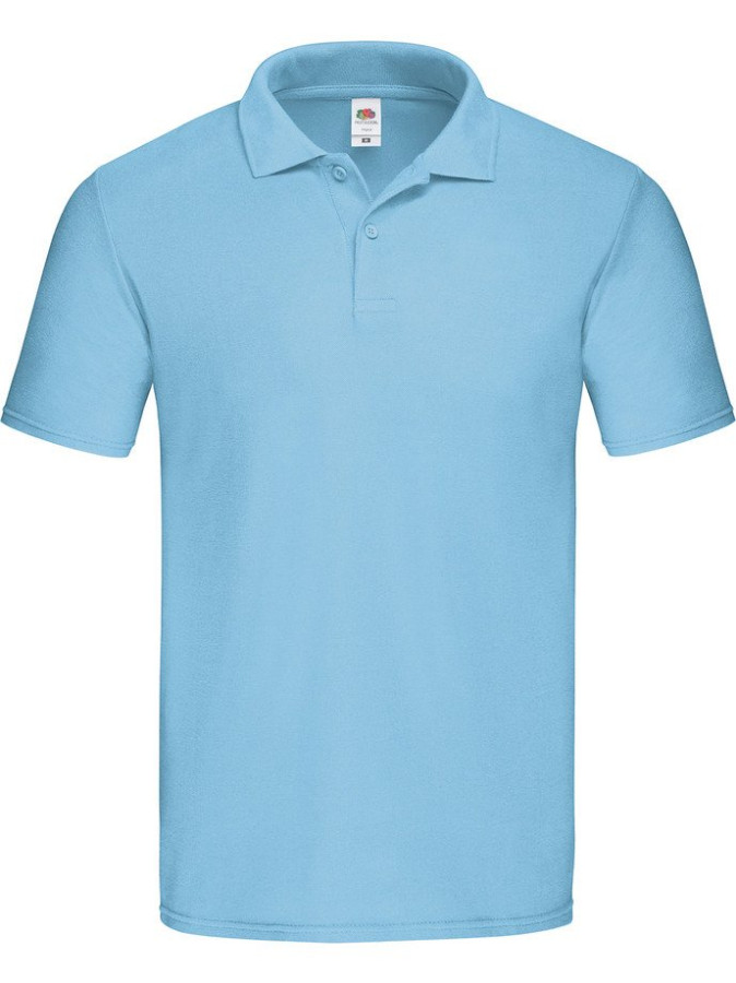 Fruit of the Loom, Original Polo, Polo majca za muškarce, nebesko plava M