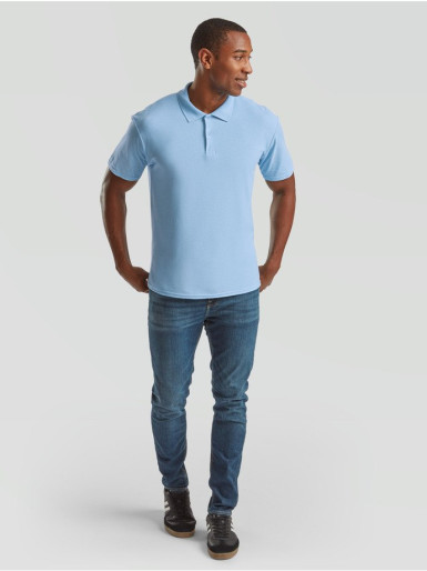 Fruit of the Loom, Original Polo, Polo majca za muškarce, nebesko plava M