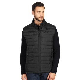 NOVA MEN, unisex padded winter vest, black