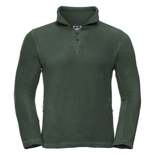 RUSSELL men's 1/4 zip polar sweatshirt