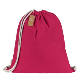 MELON RECYCLE 120, recycled cotton backpack, 120g/m2, pink