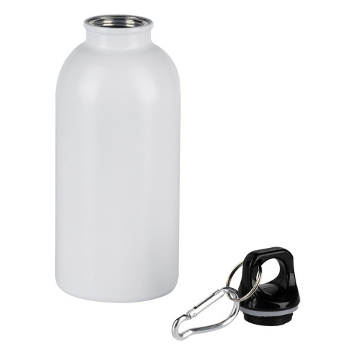 CAMPUS STEEL, water bottle, 400 ml white