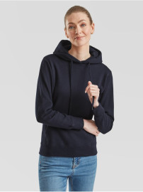 Fruit Of The Loom, Ladies Classic Hooded Sweat, duks sa kapuljačom za žene, tamno teget, M