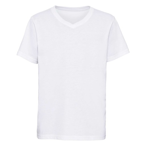 RUSSELL Children's T-shirt on V Neckline HD