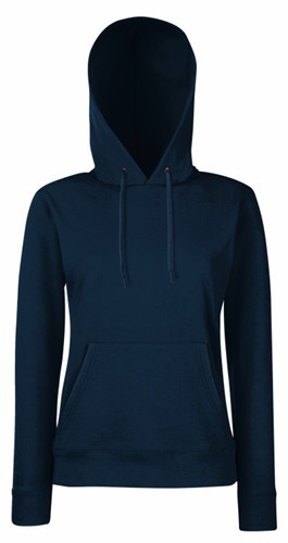 Fruit Of The Loom, Ladies Classic Hooded Sweat, hooded sweatshirt for women, dark weight, L