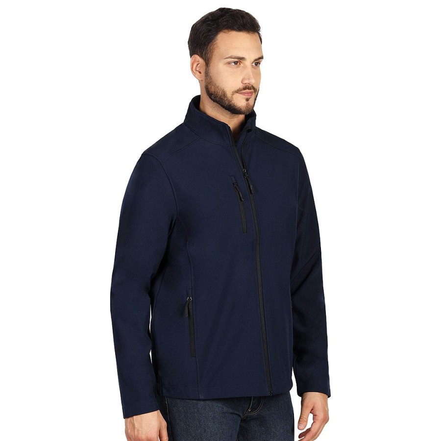 SKIPPER, unisex softshell jacket, blue
