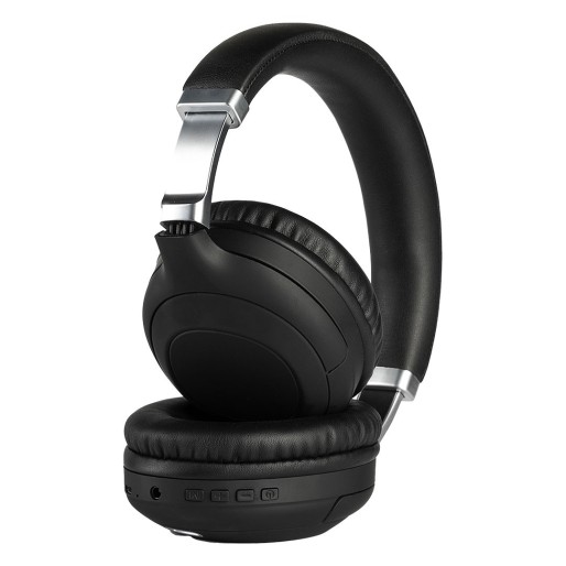 SUPERSONIC, sklopive bežične slušalice, crna