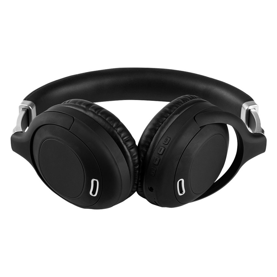 SUPERSONIC, sklopive bežične slušalice, crna