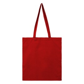 NATURELLA COLOR 130, cotton shopping bag, 130 g/m2, red