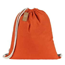 MELON RECYCLE 120, recycled cotton backpack, 120g/m2, orange