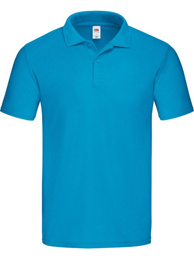 Fruit of the Loom, Original Polo, Polo majca za muškarce, azurno plava M