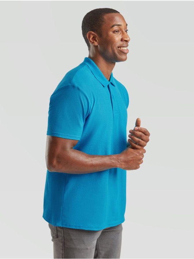 Fruit of the Loom, Original Polo, Polo majca za muškarce, azurno plava M