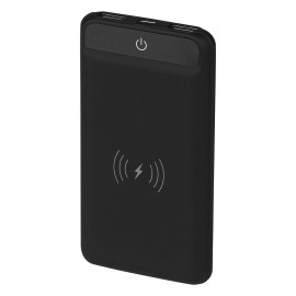 AMPER, wireless power bank, 10000 mah, black