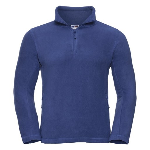 RUSSELL men's 1/4 zip polar sweatshirt