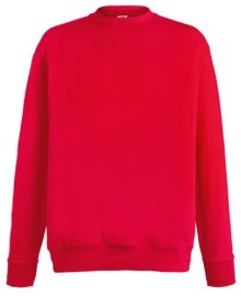 Fruit of the Loom, Lightweight Set-in Sweat, Classic Lightweight Men's Hoodie, Red, XL
