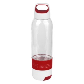FITNESS, sports bottle with towel, 600 ml, red