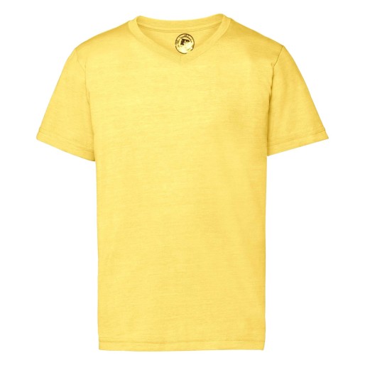 RUSSELL Children's T-shirt on V Neckline HD