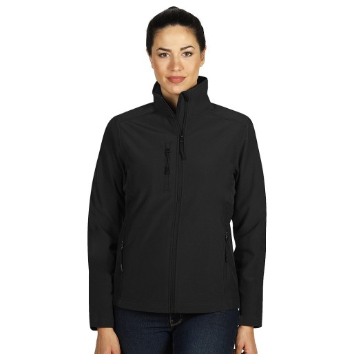 SKIPPER WOMEN, women's softshell jacket, black