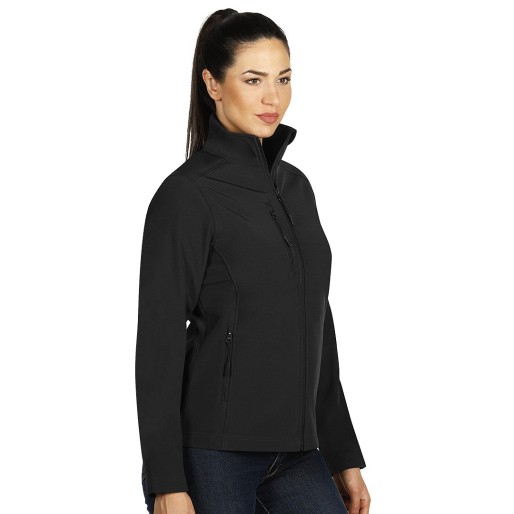 SKIPPER WOMEN, women's softshell jacket, black