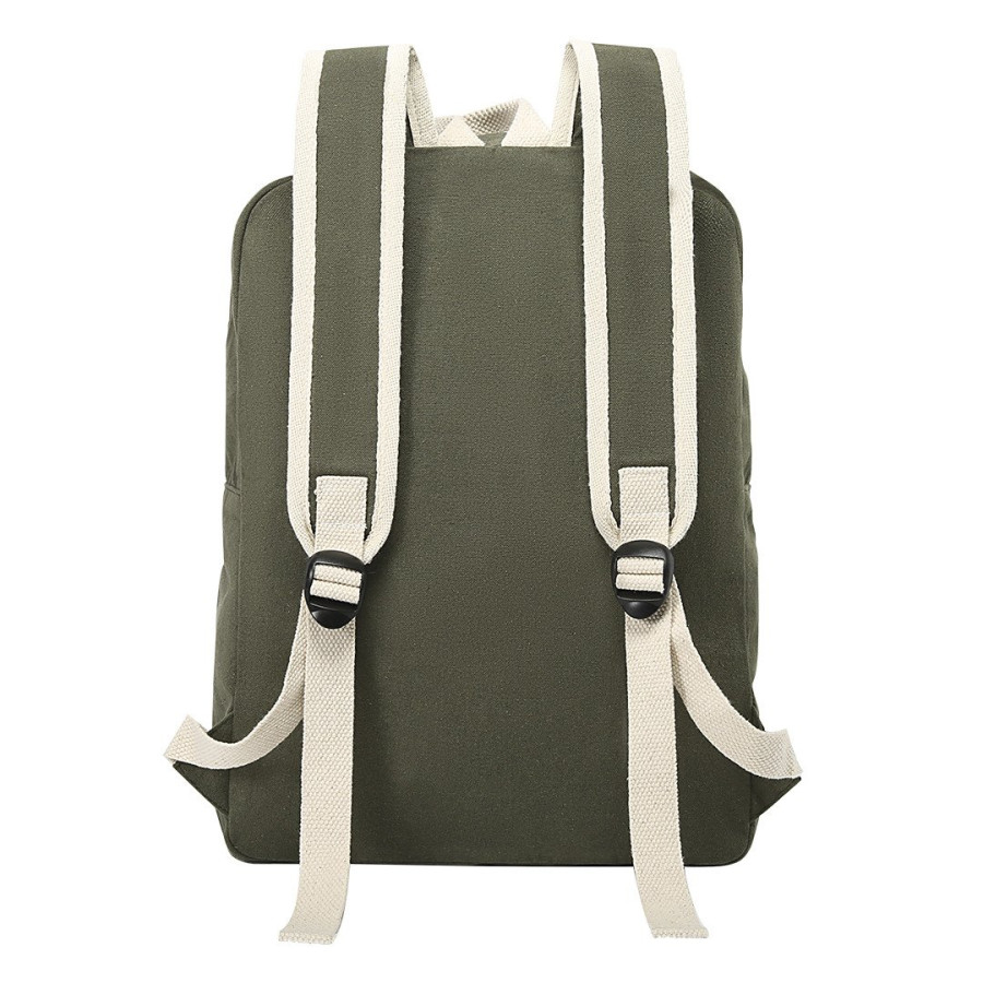 HERITAGE, recycled cotton backpack, 280 g/m2, olive
