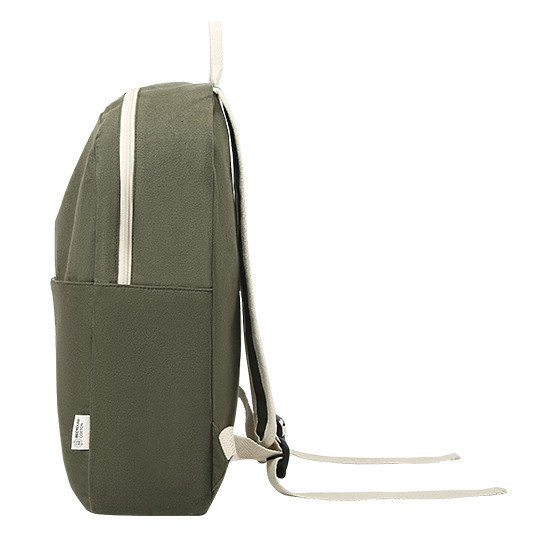 HERITAGE, recycled cotton backpack, 280 g/m2, olive