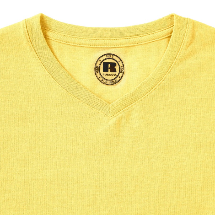 RUSSELL Children's T-shirt on V Neckline HD