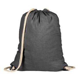 MELON COLOR 140, cotton backpack, 140 g/m2, gray